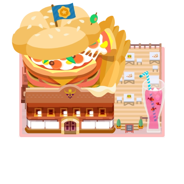 Pizza+Hamburger